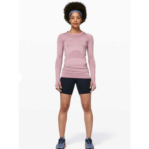 Lululemon Swiftly Tech Long Sleeve Crew Vintage Mauve Top Small